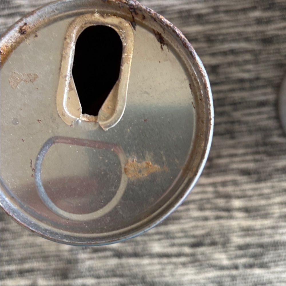 Vintage Soda Can Flat Top Steel 12oz Rusted Patina - Picture 9 of 10